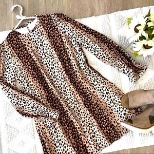 New w/ Tags Leopard Print Dress
